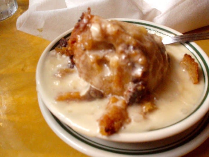 bread pudding with whiskey sauce